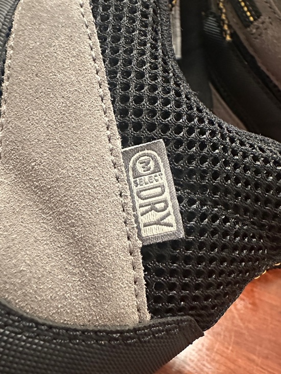 Merrell Black and Gray Athletic Shoes with Yellow Accents - Picture 8 of 8